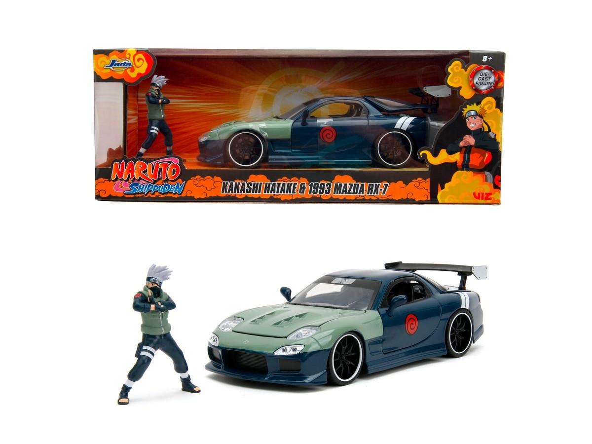 Kakashi Hatake & 1993 Mazda RX7, Naruto Shippuden, 1:24 Car Model