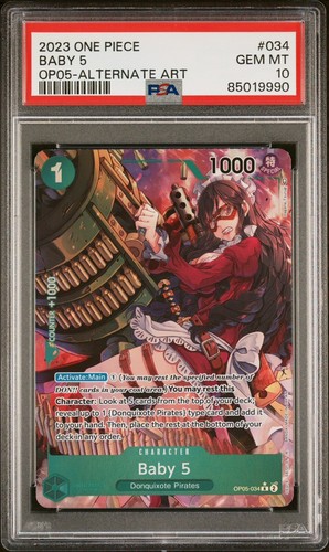 Baby 5 (Alternate Art) graded PSA 10 for sale on eBay