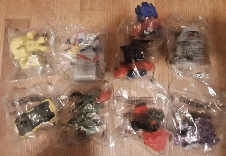 MISB Transformers Hasbro comp set 8 McDonalds Happy Meal toys Optimus Megatron Foto 2 de 4