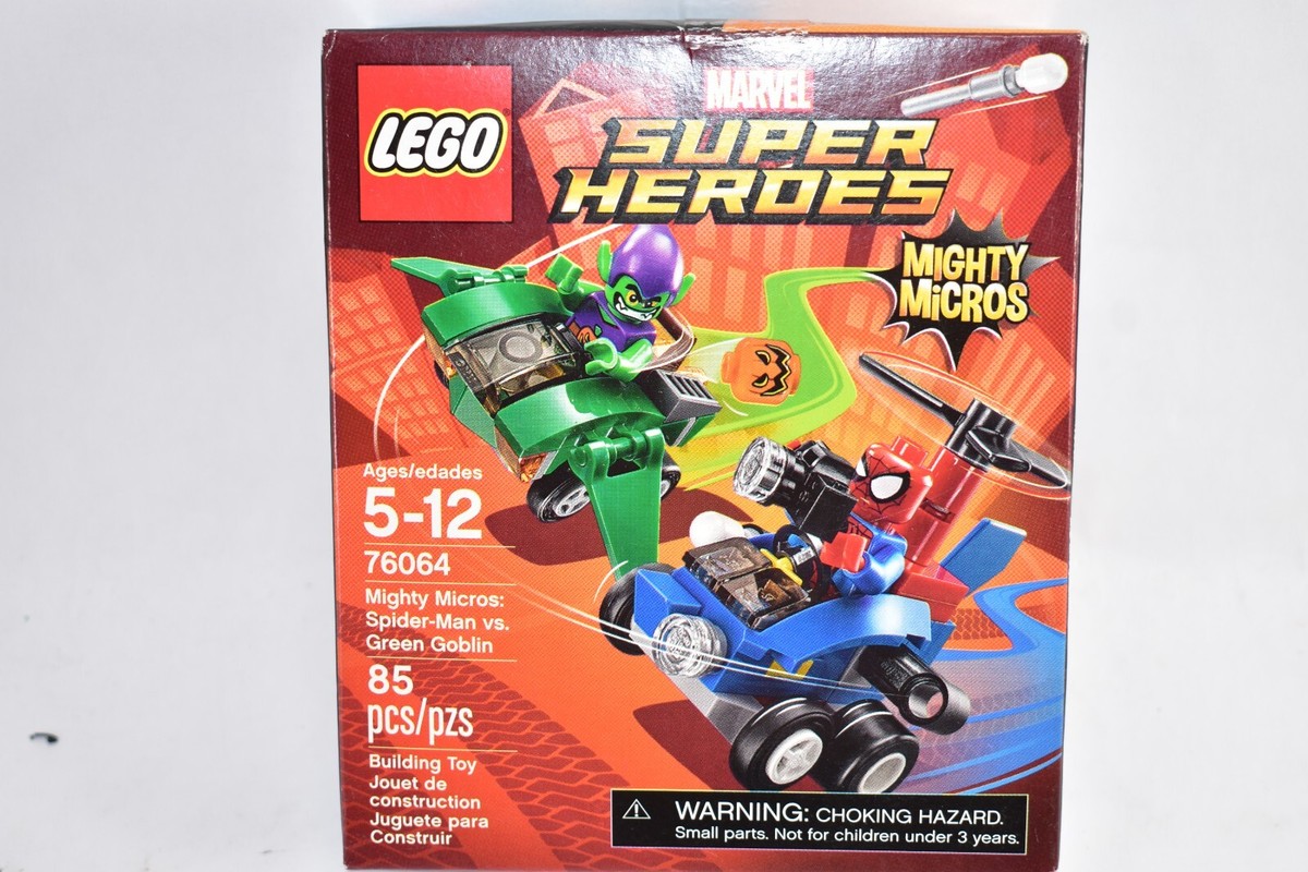 LEGO #76064 MIGHTY MICROS SPIDER-MAN VS. GREEN GOBLIN SEALED 2016