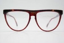 Vintage Glasses Laura Biagiotti V 77 Multicolored Gold Black Oval Frame
