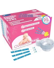 Testic 25 Ovulation HealCheck Test Strips Fertile days early detection Exp7/2025