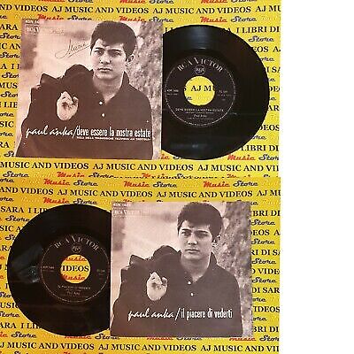 LP 45 7'' PAUL ANKA Es muss unser Sommer sein Das Vergnügen dich zu sehen keine CD MC DVD
