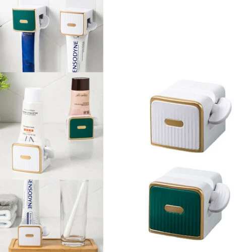 Wallmounted Shelves Toothpaste Squeezer Hand Cream Cleanser Squeezer Lazy Holder - Picture 5 of 7