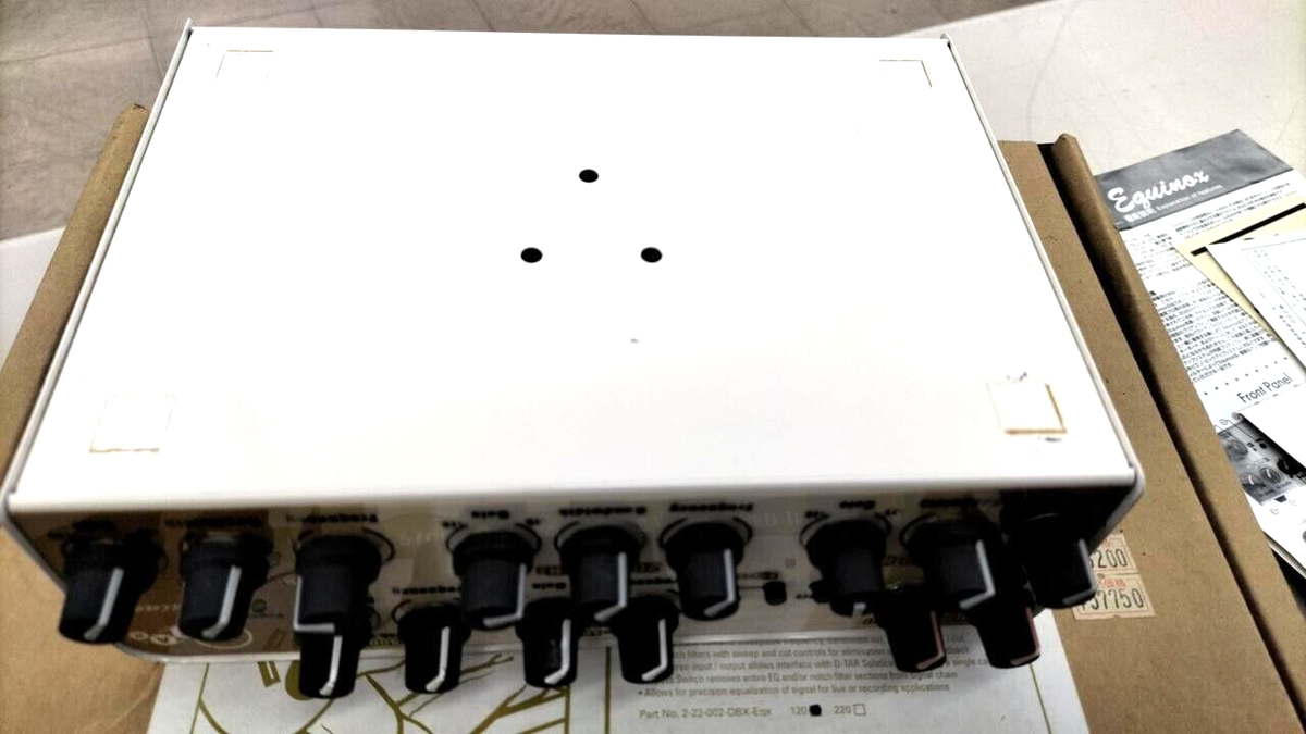 D-TAR DBX-EQX120 Equinox Parametric Equalizer Guitar Effects Rack
