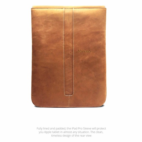 MacCase Premium Leather iPad Pro 12.9 Sleeve | LPSL12.9 - Picture 6 of 8