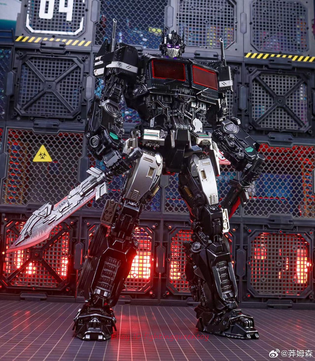 Magnificent Mecha MM01B Black Optims Prime Alloy Model Action