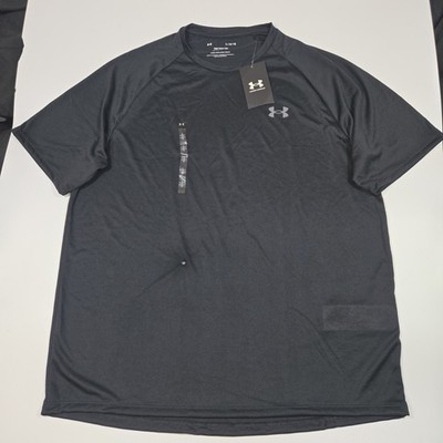 Under Armour Men's Tech 2.0 Short Sleeve T-Shirt Black Large Loose Tee 