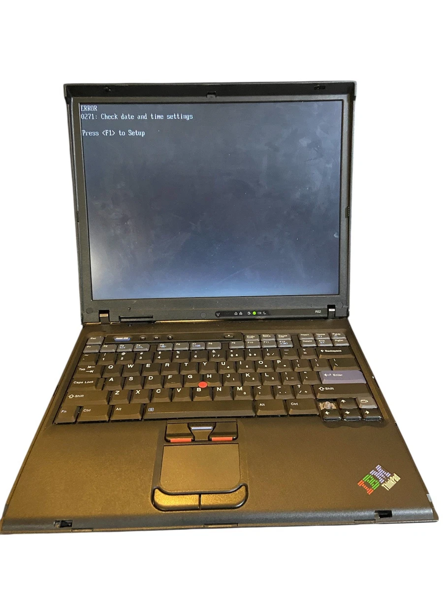 クリアランス買い ノートPC 古い IBM thinkpad r52 通電確認のみ