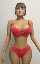 Victoria s Secret Neon Pink Bikini Set 32DD Top XS Bottom NWT Swim