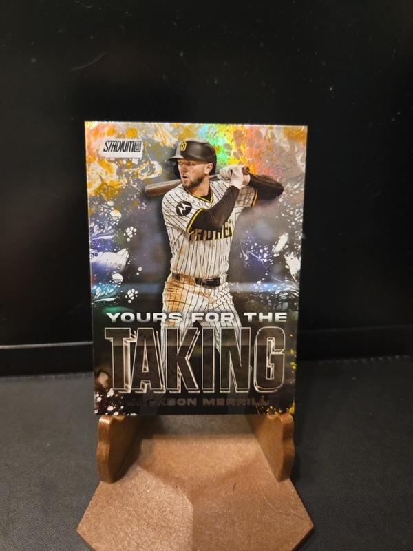 2025 Topps Stadium Club Jackson Merrill Yours for the Taking Insert #YK-14 Padre
