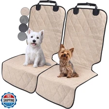 VIVAGLORY Dog Front Seat Cover Seatflex Car Seat Protector for Dog, Car Cover