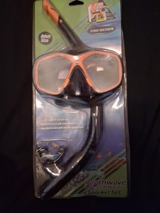 Beach wave  DIVE GEAR MASK & SNORKEL SZ.ADULT12+ NEW Pro series