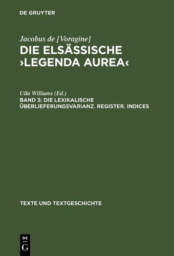 Die elsässische Legenda aurea (Hardback) Texte Und TextgeschichteAnother great item from Rarewaves USA | Free delivery!