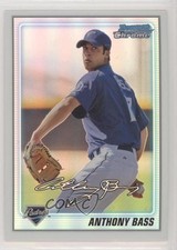 2010 Bowman Chrome Prospects Refractor 182/500 Anthony Bass #BCP212 0a2
