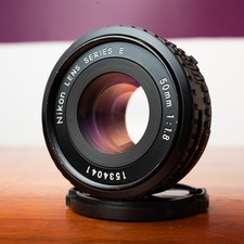 Nikon Lens Series E PANCAKE 50mm f1.8 NIKKOR Ai-S Lens SERVICED PLU:B45