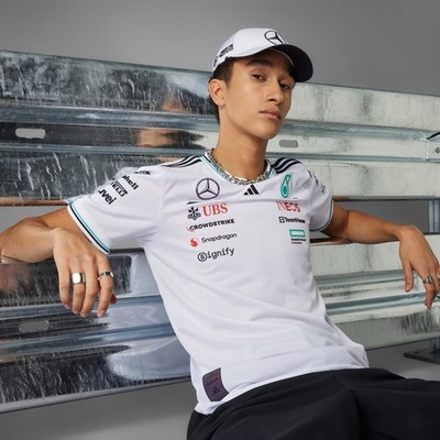 Adidas Mercedes Medium AMG Petronas F1 Authentic Team Jersey
