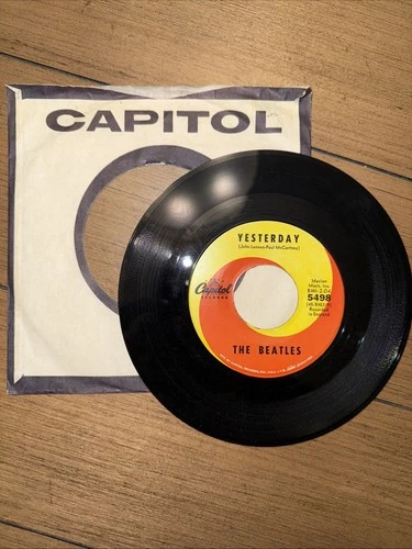 The Beatles - Yesterday / Act Naturally - Capitol Records 5498 - 45 Vinyl Record