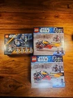 Lego Starwars lot. Two 75437 Cobb Vanths Speeder. One 75359 Battle Pack. Nsib