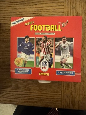 Panini Football EFL Trading Cards 2025/26 Parallels, Autographs and SRC 