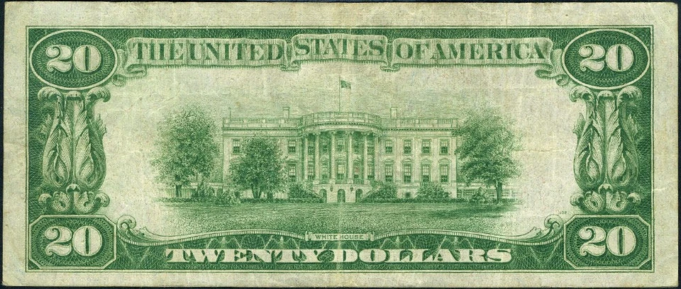 FR. 2050 G $20 1928 Federal Reserve Note Chicago G-A Block VF+ - Image 3 of 3