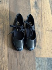 Women s Capezio Jr Tyette Black Tap Shoe Size 4W Wear As Shown