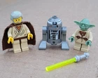 3~ Lego Star Wars Minifig Lot Original First Obi And Yoda