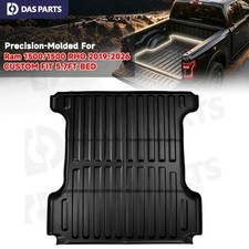 67 Inch Tpe Truck Bed Mat For 2019-2026 Ram 1500 5.7ft Non-slip Cargo Bed Liner
