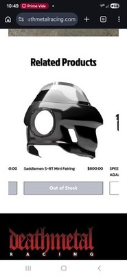 Saddlemen  S-RT Mini Fairing Kit for 1996-2005 Harley Davidson Dyna FXD FXDL