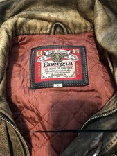 Energize Men’s Large Leather Coat