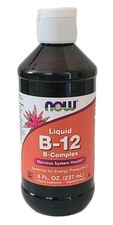 1 NOW Foods Liquid VITAMIN B-12 Complex 8 fl oz / 237 mL EXP : 10/2026