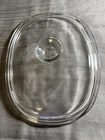Pyrex Glass Lid Oval Replacement F12C  Corning Ware Casserole Dish