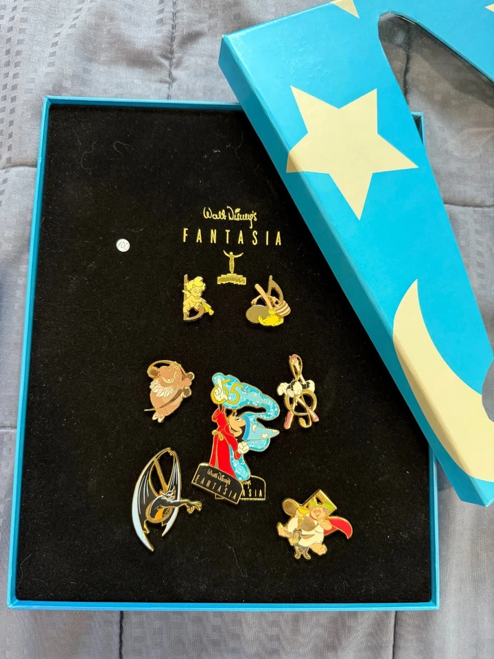 迪士尼目录 - 幻想曲 65 周年盒装别针套装(7 针)LE 1500 — 第 3/4 张图片