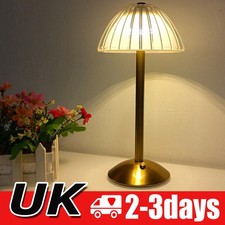 Vintage Dimmable Table Lamp Touch Control Soft Night Light Bedside Desk Decor UK
