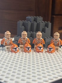 NEW LEGO Star Wars Bomb Squad Clone Trooper 7913 Lot of 4 GREAT CONDITION