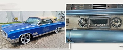 für Oldsmobile Starfire 1965 Oldtimer Auto Radio DAB+ UKW FM Bluetooth AUX-in