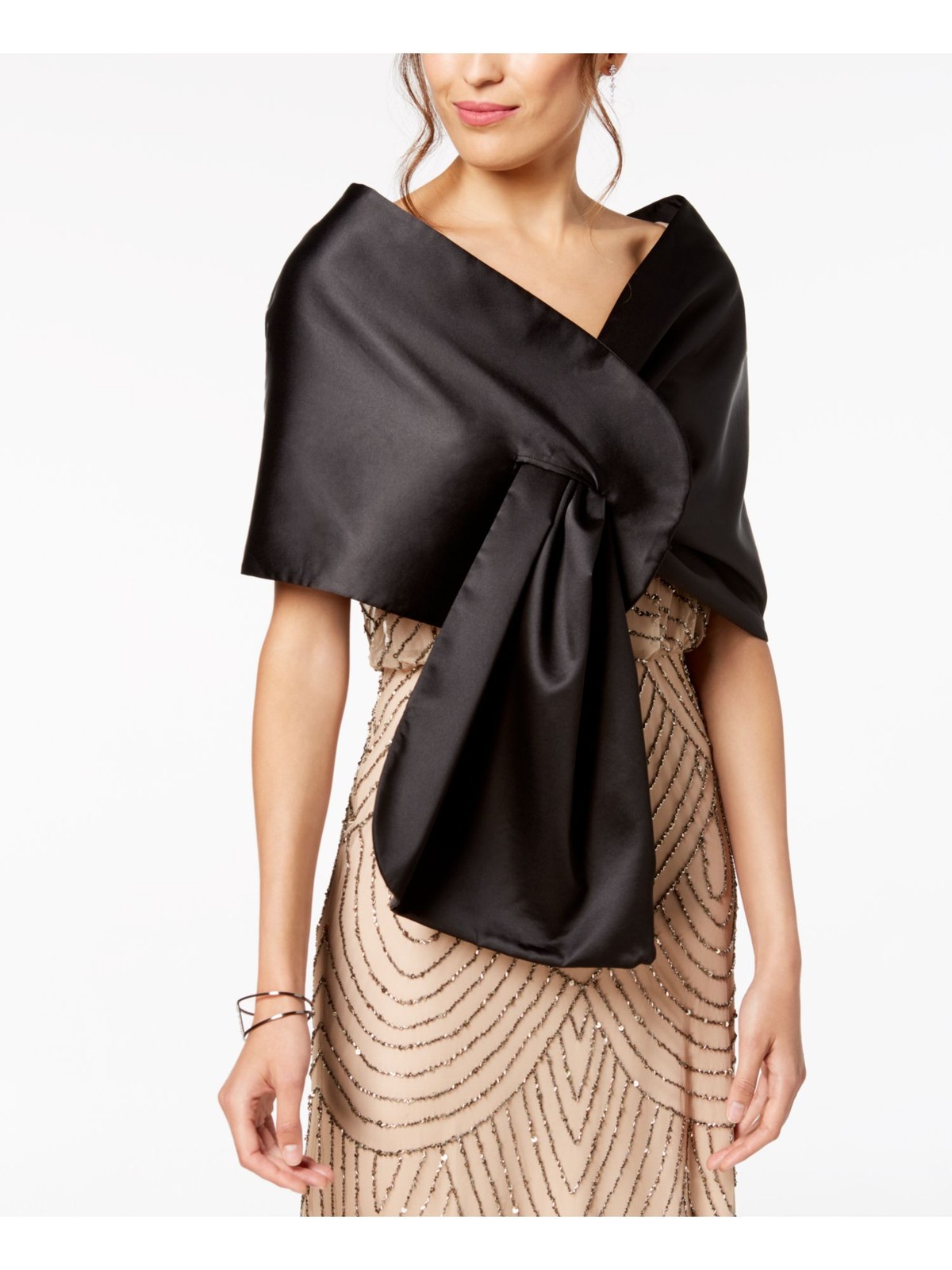 Черный легкий шарф ADRIANNA PAPELL 2790₽