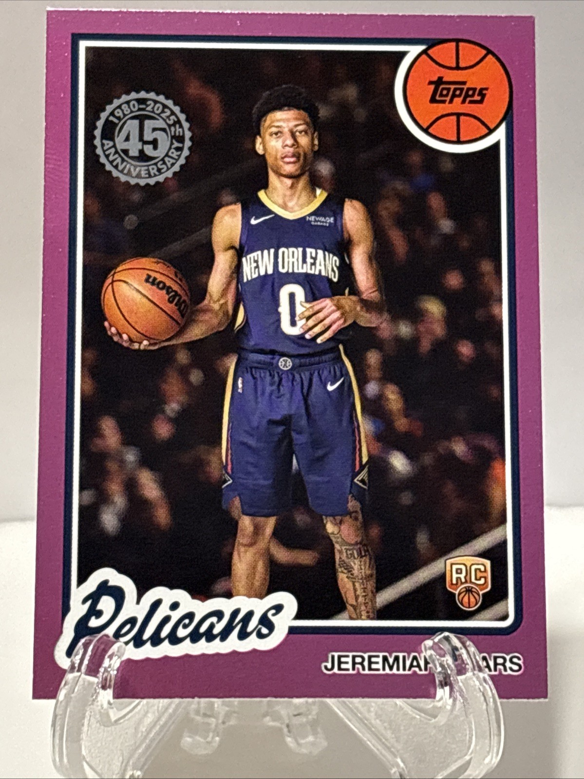 2025-26 Topps - 1980-81 Topps Basketball Jeremiah Fears #80BK-98 Pink (RC)