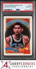 2014 PANINI GOLDEN AGE #143 GEORGE GERVIN HOF POP 1 PSA 10
