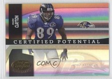 2006 Leaf Certified Materials Potential Mirror 279/500 Mark Clayton #CP-12 0f6