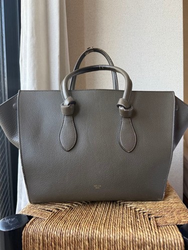 CELINE Khaki Handbag Pre-owned From Japan
