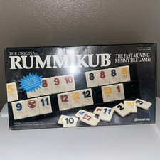 Vintage 1990 The Original RUMMIKUB The Fast Moving Rummy Tile Game