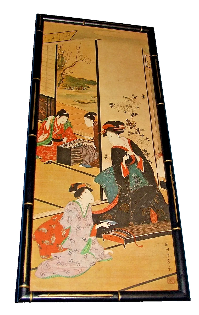 绘画和滚动1940 年后日本古董| eBay