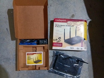 Cradlepoint MBR1000 3G/4G Mobile Broadband N Router NEW CIB Wi-Fi