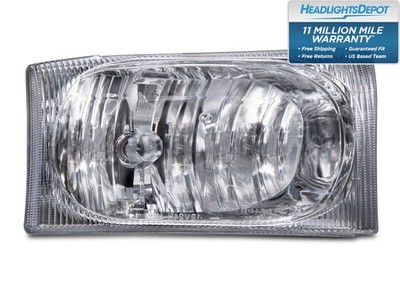 Headlight Right Passenger Fits Ford Super Duty/ Excursion 00-04 FO2503183 Chrome