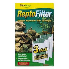 TetraFauna ReptoFilter Filter Cartridges, Size Medium, Filter Cartridge