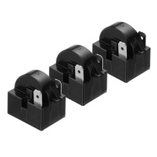 3pcs PTC Refrigerator Starter Relay, 4.7 Ohm 2 Pin Fridge Compressor Start Relay
