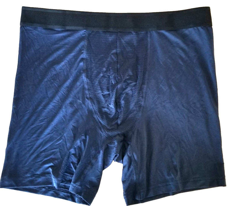 3 Athletic Works Breathable Performance Boxer Brief 6" Inseam Blues XL 40-42 #B