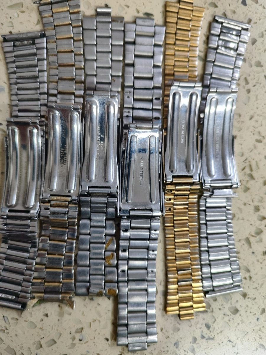 LOT 6 Vintage SEIKO Bracelet PARTS for parts | eBay