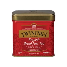 English Breakfast Loose Tea Tins, 3.53 Ounce Tins (Pack of 6), Smooth, Flavourfu